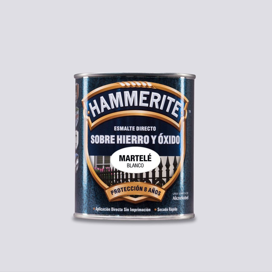 Hammerite acabado Martelé Blanco 0,75L