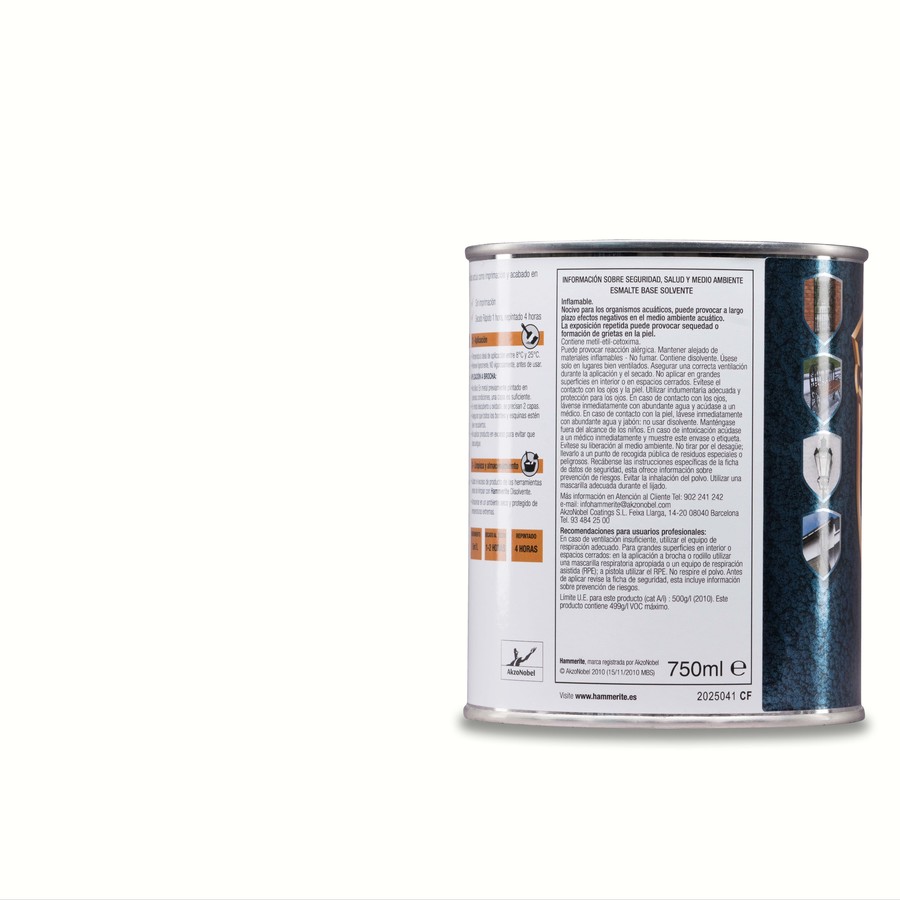 Hammerite acabado Martelé Blanco 0,75L
