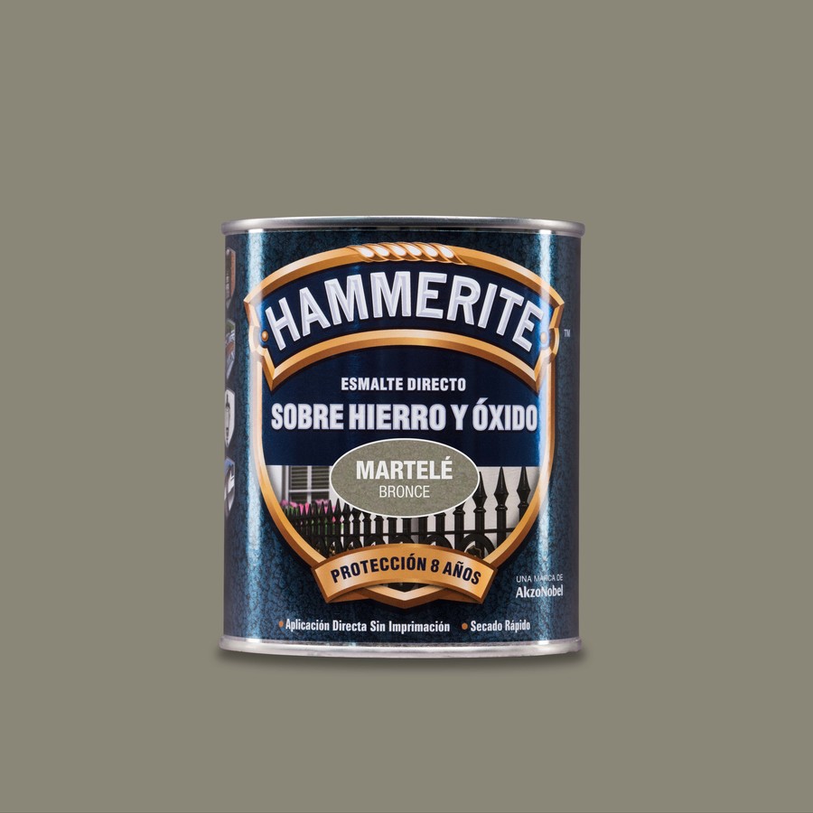 Hammerite acabado Martelé Bronce 5L