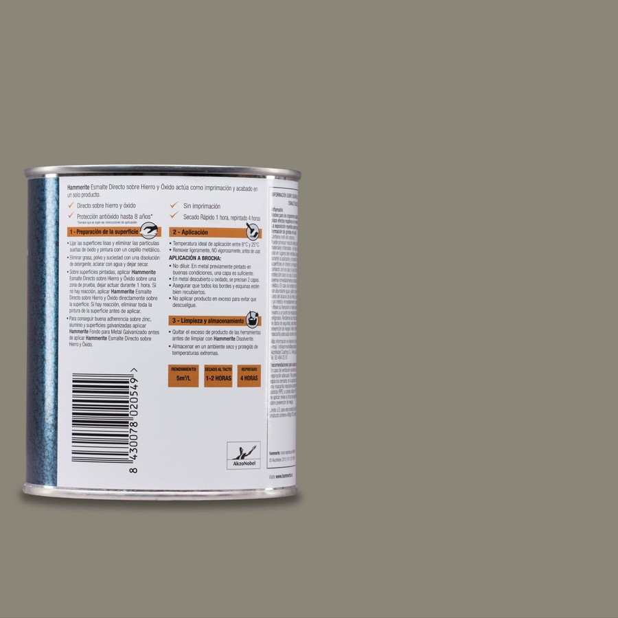Hammerite acabado Martelé Bronce 5L