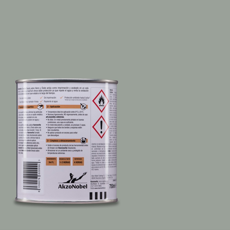 Hammerite acabado Forja Gris 0,750L