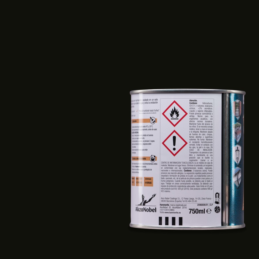 Hammerite acabado Forja Negro 5L
