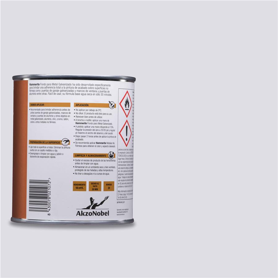 Hammerite Fondo para metal Galvanizado 0,750L