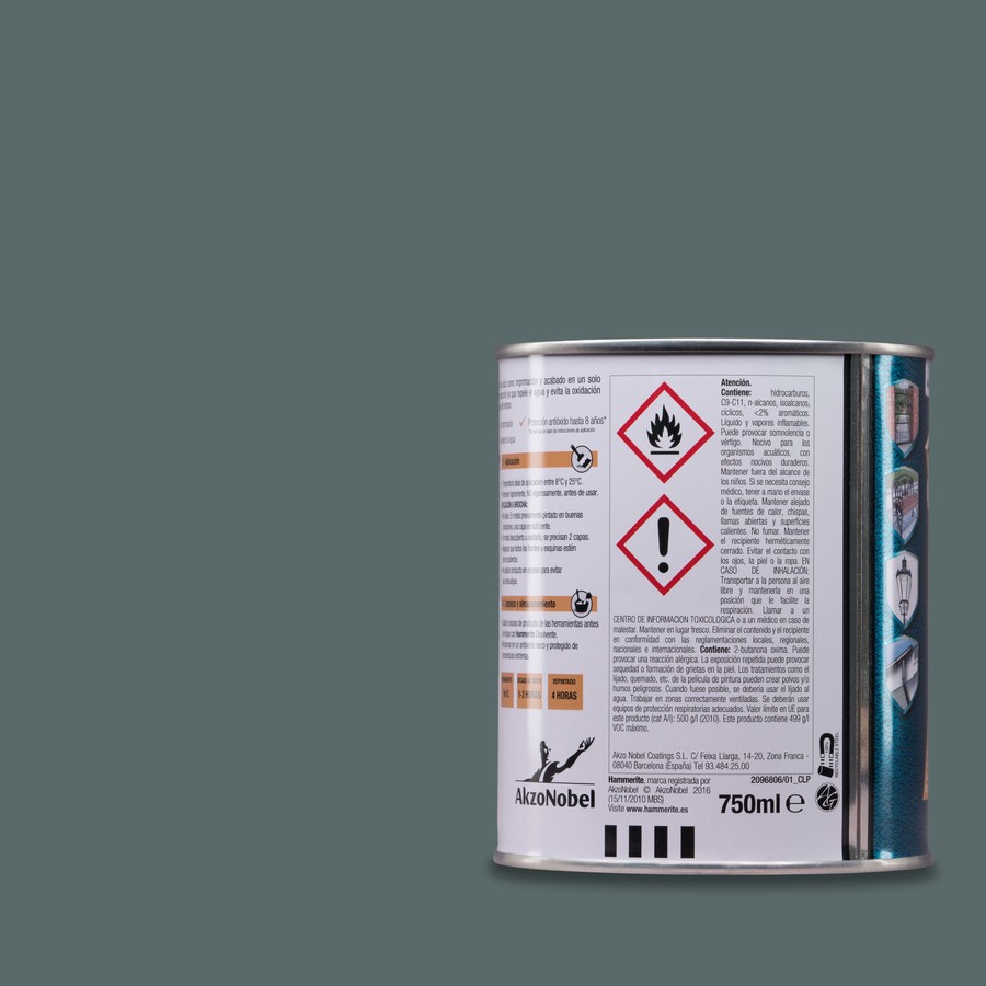 Hammerite acabado Forja Azul 0,750L
