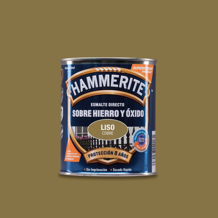 Hammerite acabado Liso Brillante Cobre 0,75L