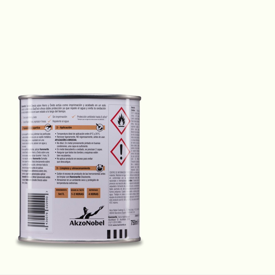 Hammerite acabado Forja Blanco 0,750L