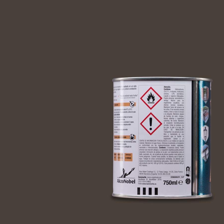 Hammerite acabado Forja Marrón 0,750L