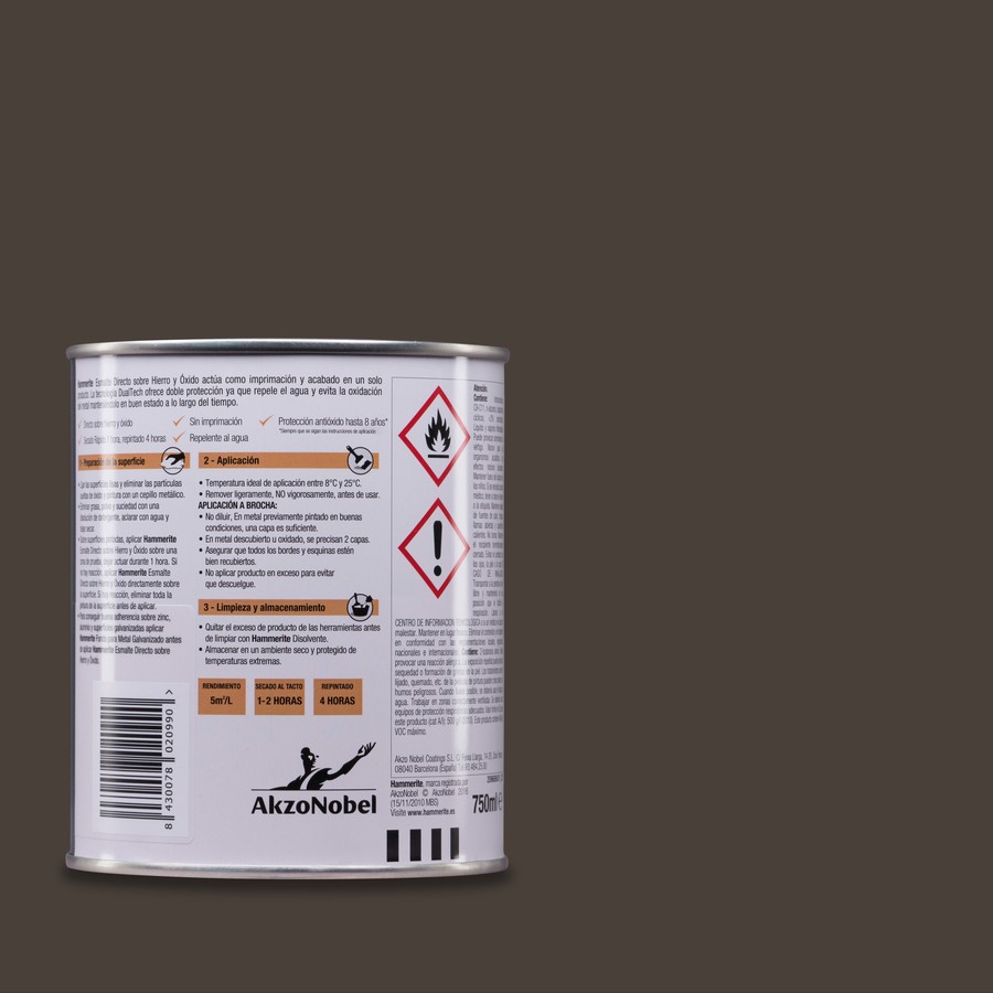 Hammerite acabado Forja Marrón 5L