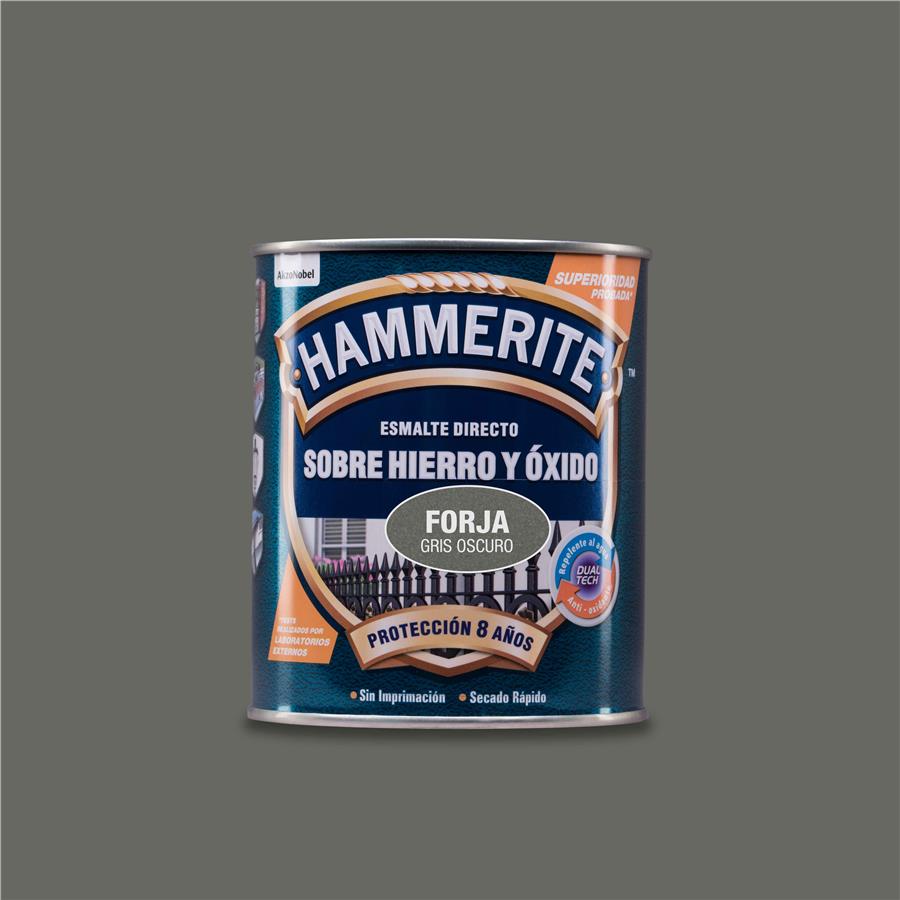 Hammerite acabado Forja Gris Oscuro 5L
