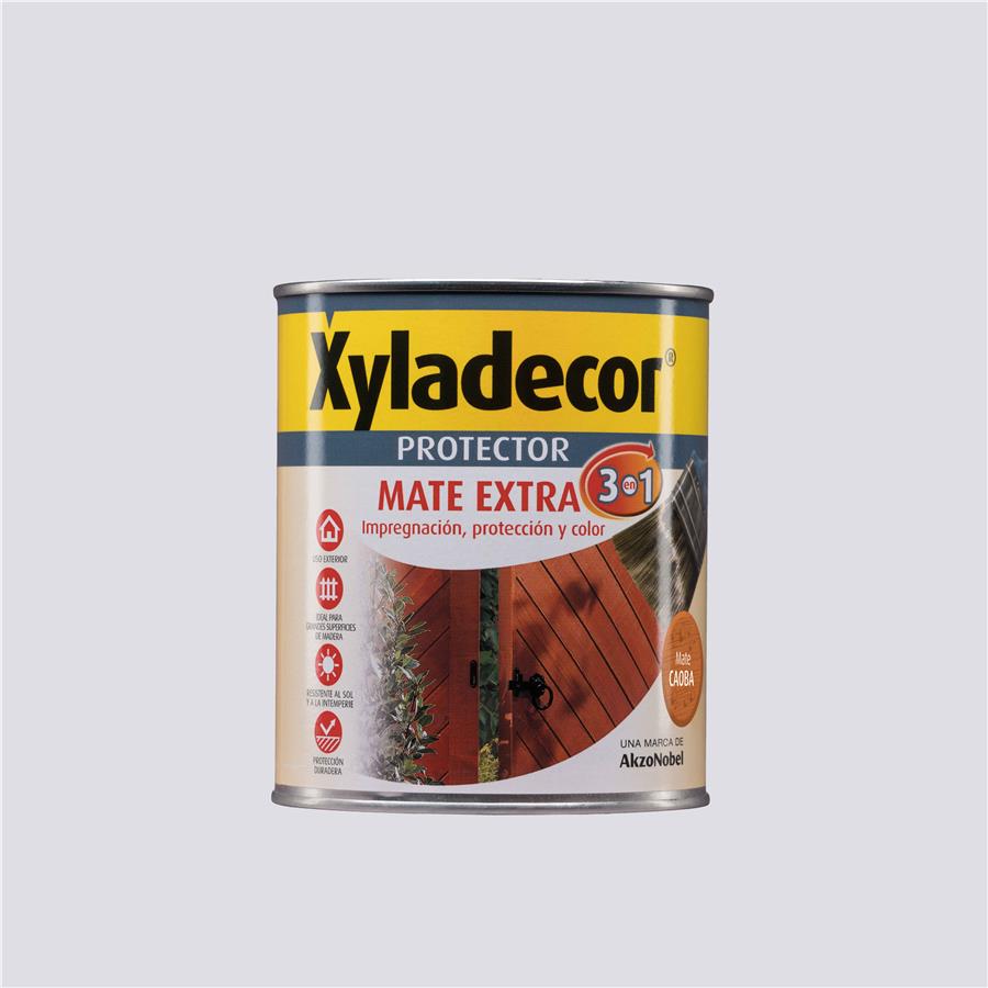 Xyladecor Protector Mate Extra 3 en 1 Caoba 0,750L