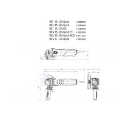 WE 15-125 Quick Amoladora angular