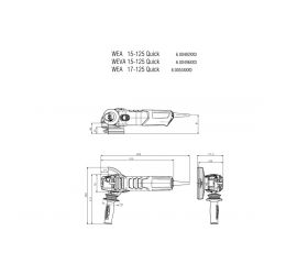 WEA 17-125 Quick Amoladora angular