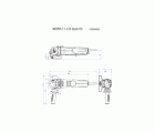WEPBA 19-125 Q DS M-Brush Amoladora angular