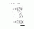 PowerMaxx SB BL Taladro atornillador de percusión de batería