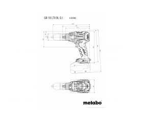 GB 18 LTX BL Q I Taladro/roscador de batería