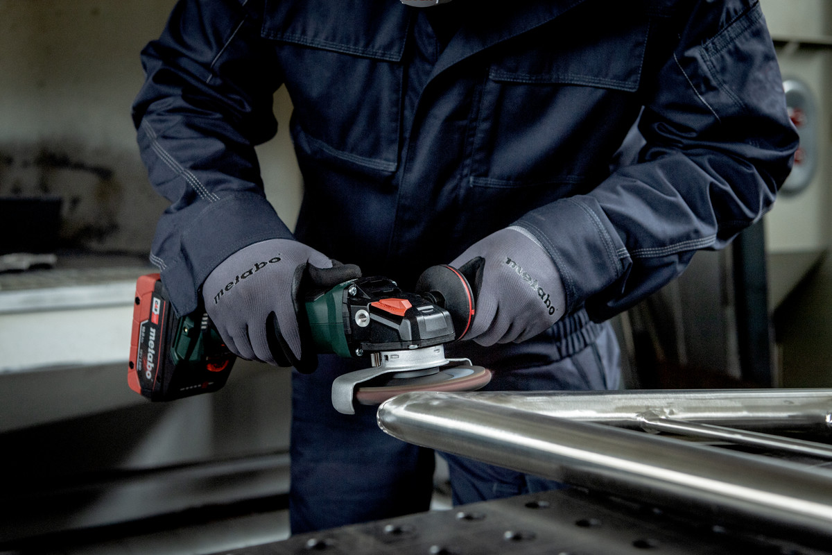 WVB 18 LT BL 11-125 Quick Inox Amoladora angular de batería