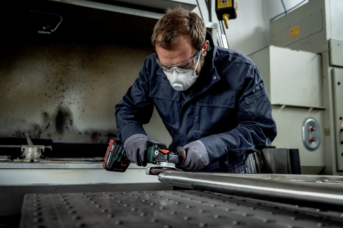 WVB 18 LT BL 11-125 Quick Inox Amoladora angular de batería