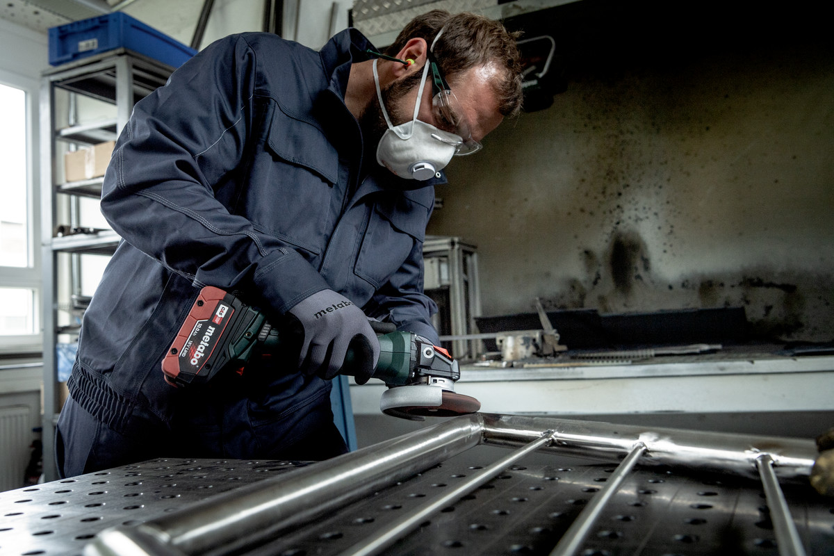 WVB 18 LT BL 11-125 Quick Inox Amoladora angular de batería