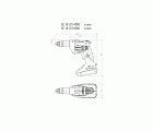 SE 18 LTX 6000 Atornillador para tabiques de batería