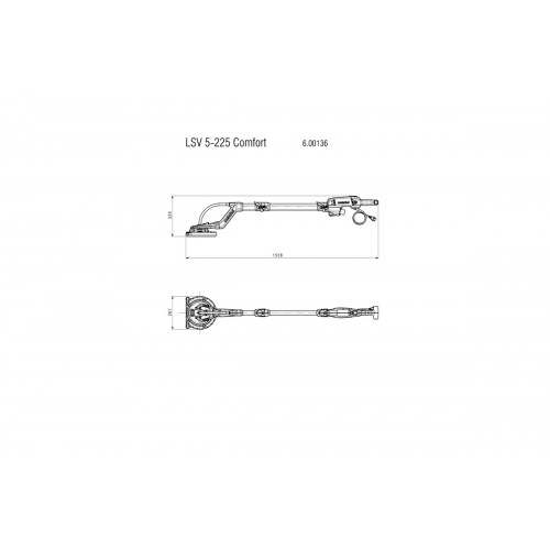 LSV 5-225 Comfort Lijadora de pared y techo