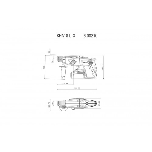 KHA 18 LTX Martillo de batería