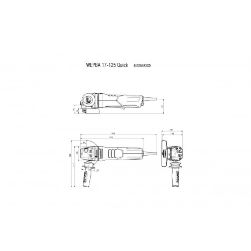 WEPBA 17-125 Quick Amoladora angular