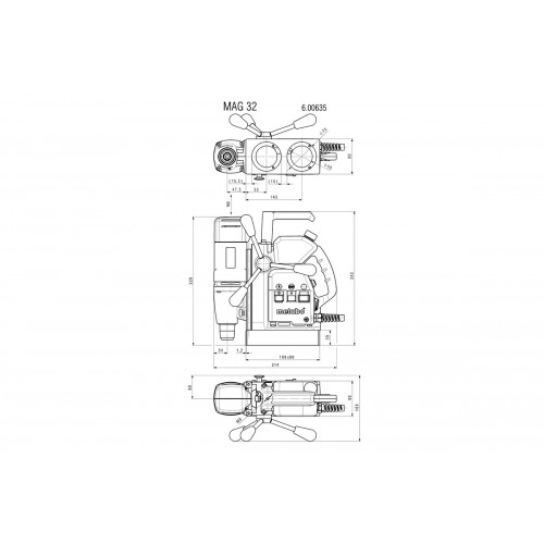 MAG 32 Taladro electromagnético