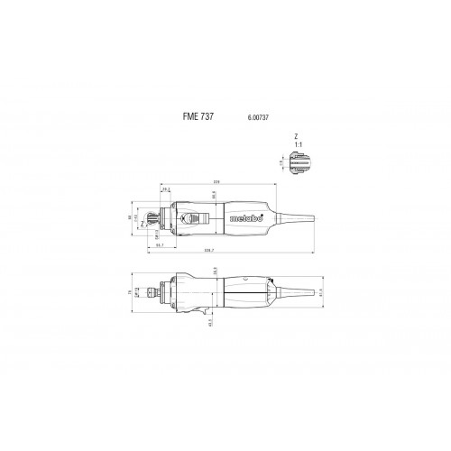 FME 737 Motor de fresado y lijado