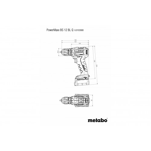 PowerMaxx BS 12 BL Q Taladro atornillador de batería