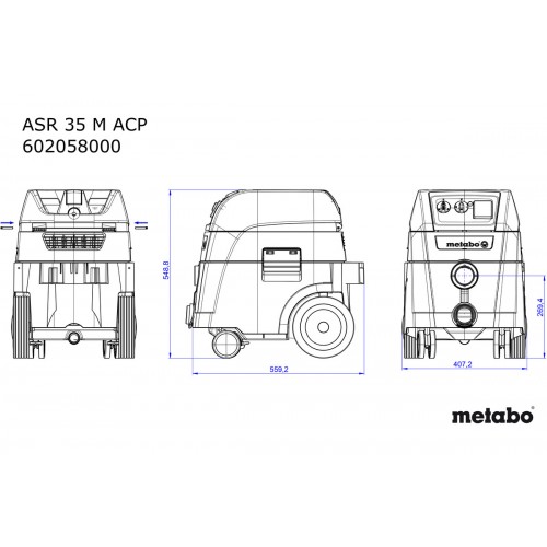 ASR 35 M ACP Aspirador universal