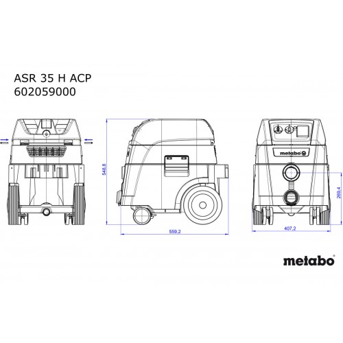 ASR 35 H ACP Aspirador universal