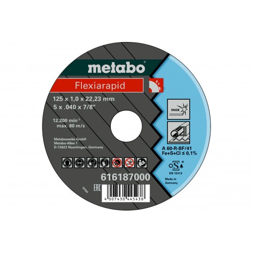 Flexiarapid 125x1,0x22,23 Inox, TF 41 (616187000)