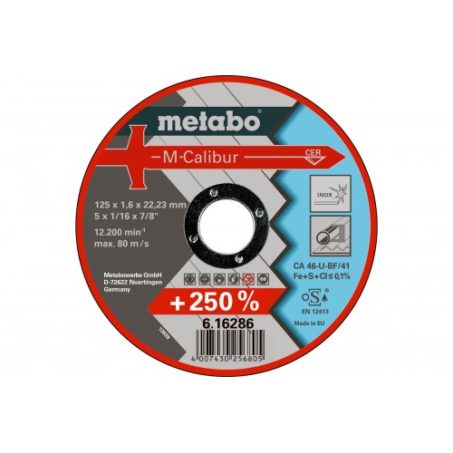 M-Calibur 125 x 1,6 x 22,23 Inox, TF 41 (616286000)