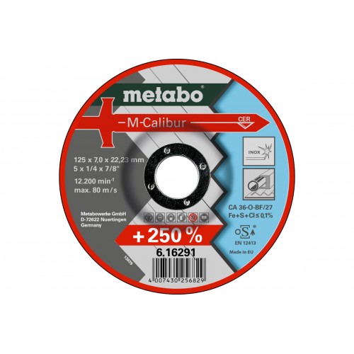 M-Calibur 125 x 7,0 x 22,23 Inox, SF 27 (616291000)