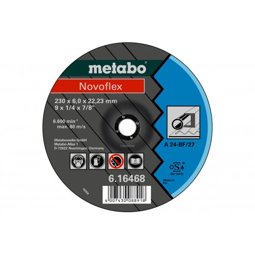 Novoflex 115x6,0x22,23 acero, SF 27 (616460000)