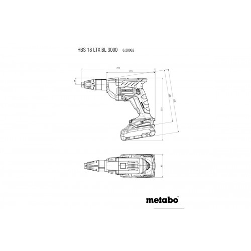 HBS 18 LTX BL 3000 Atornillador para construcción de madera de batería