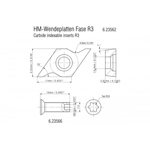 10 placas reversibles MD R3 (623562000)