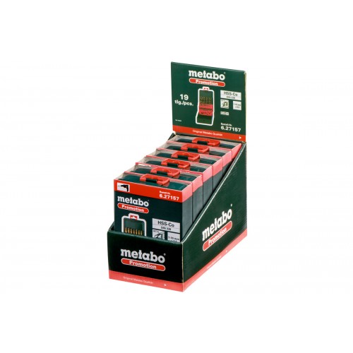Estuche de brocas SP HSS-CO, 19 piezas (627157000)
