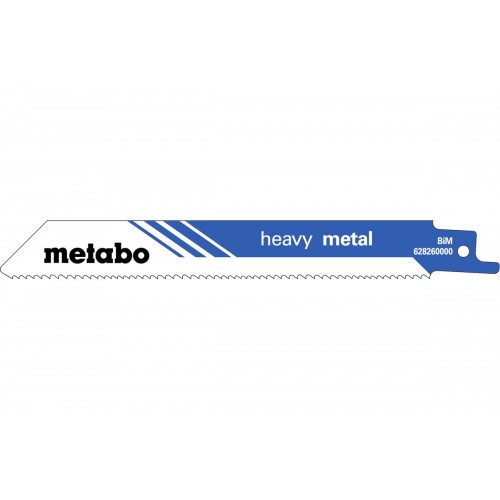 5 hojas para sierras de sable "heavy metal" 150 x 1,25 mm (628260000)
