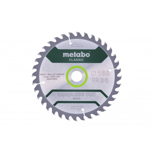 Hoja de sierra "cordless cut wood - classic", 165x20 Z36 DI 15° (628279000)