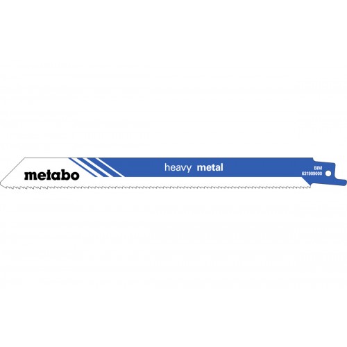 5 hojas para sierras de sable "heavy metal" 200 x 1,25 mm (631909000)