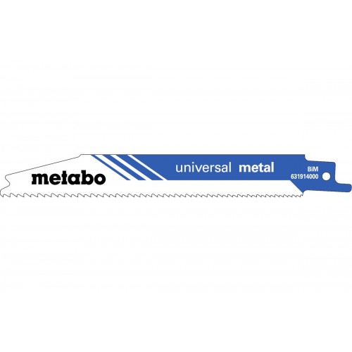 5 hojas para sierras de sable "universal metal" 150 x 0,9 mm (631914000)