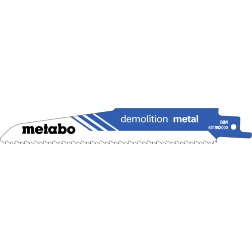 5 hojas para sierras de sable "demolition metal" 150 x 1,6 mm (631992000)