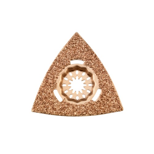 Placa abrasiva triangular ranuras/emplaste