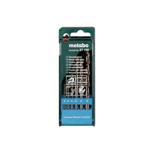 Estuche de brocas HSS-Co de 6 piezas (627119000)