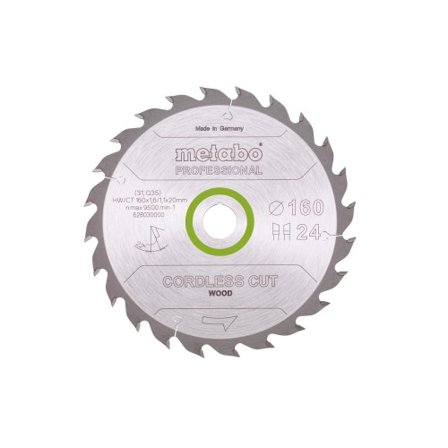 Hojas para sierras circulares "cordless cut wood", calidad professional, para sierras circulares manuales