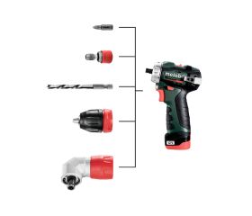 Taladro atornillador de batería PowerMaxx BS BL Q (601749500)