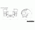 Esmeriladora doble DS 150 Plus (604160000)