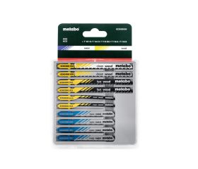 Surtido de hojas para sierra de calar 3,mad+met+plást,10 piezas (623600000)