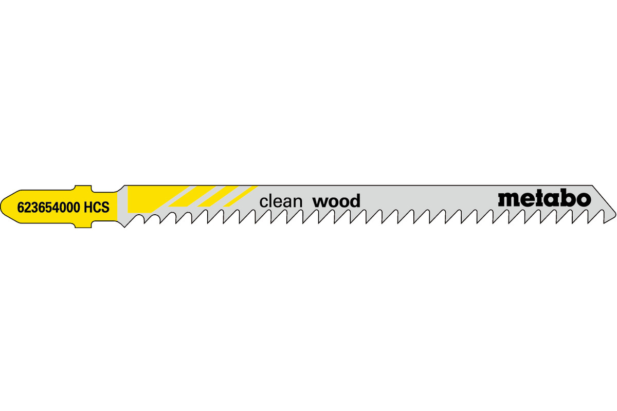 5 hojas para sierra de calar "clean wood" 91mm / 3,0